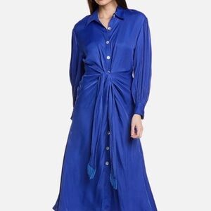 FARM Rio Royal Blue Midi Dress